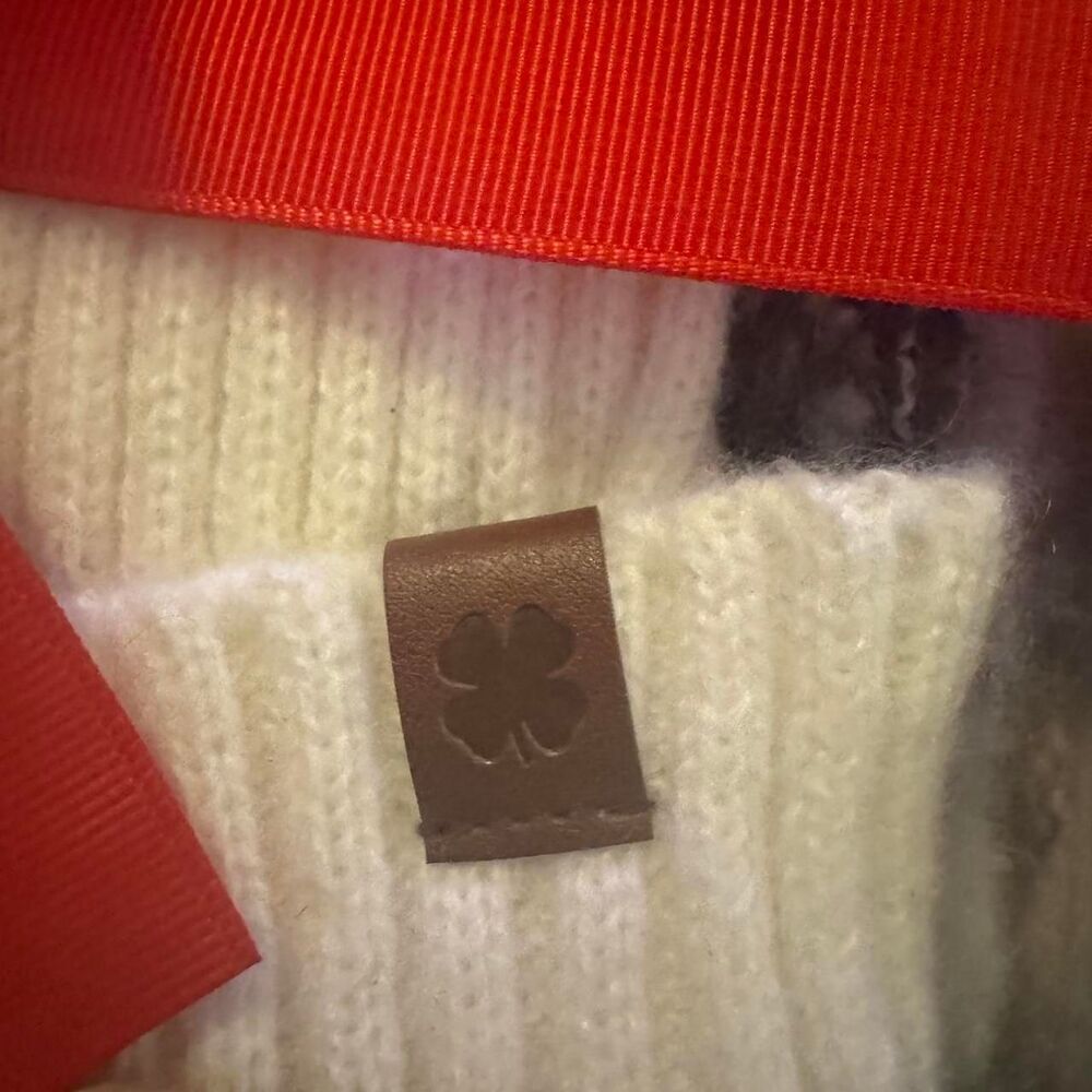 Lucky Brand Ladies Hat and Scarf Gift Set Cream winter holiday - Picture 4 of 4